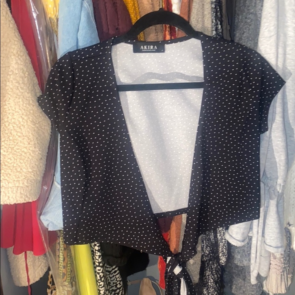 Tie crop top